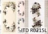 papier ryżowy decoupage kwiaty, wiosenne dekory, koronka*rice paper decoupage flowers, spring decors, lace